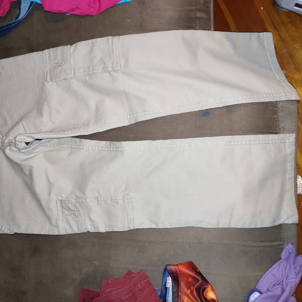Wrangler boy's pants still brand new and they are size 10 HUSKY and they are tan